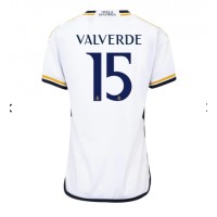 Real Madrid Federico Valverde #15 Domaci Dres za Ženska 2023-24 Kratak Rukav